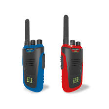 Kidywolf Walkie-Talkies con torcia elettrica blu/rosso