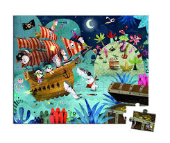 Janod  Puzzle Caccia Al Tesoro 36 Pezzi