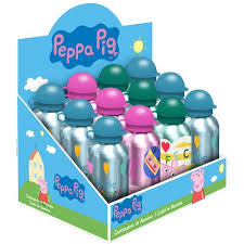 borraccia In Alluminio 3 Disegni Assortiti 500 Ml Peppa Pig