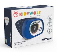 Kidywolf Fotocamera Waterproof, Blu