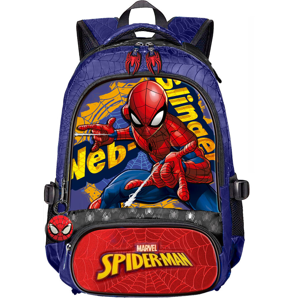 Zaino 42 Cm Spiderman 2 Astucci Con Cerniera Spiderman