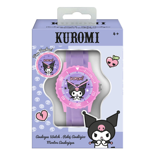Orologio Analogico Kuromi Hello Kitty