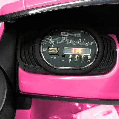 Macchina Elettrica Fiat 500 Rosa 12v 4,5ah 110x58,4x53cm