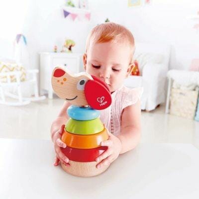 Impilabile Pepe Arcobaleno Hape toysvaldichiana.it 