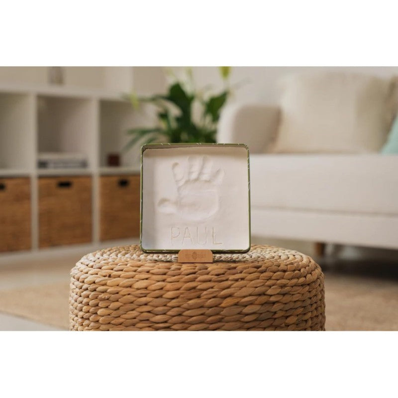 Impronte bebe PETIT ARTICHAUT BABY SCATOLA QUADRATA OLIVE TREE