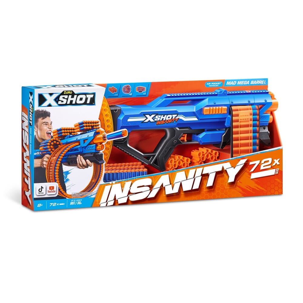 Insanity - Mad Mega Barrel blaster zuru nerf ZURU 