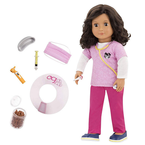 Og dolls  Our Generation  Vet Doll Paloma Bambola Veterinaria 46 Cm