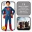 Justice League Superman 7-8 anni costume toysvaldichiana.it 