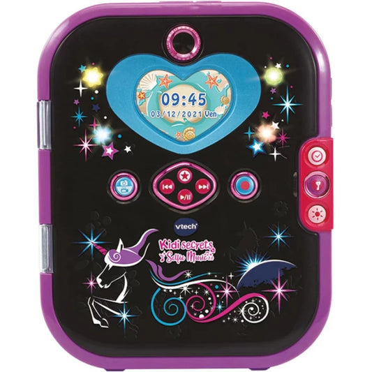 KidiSecrets Selfie Music 2.0 – Diario Segreto Interattivo con Fotocamera, MP3 e Riconoscimento Facciale, 6+ Anni