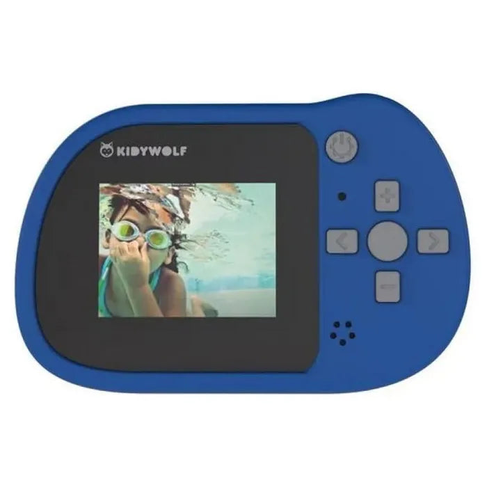 Kidywolf Fotocamera Waterproof, Blu