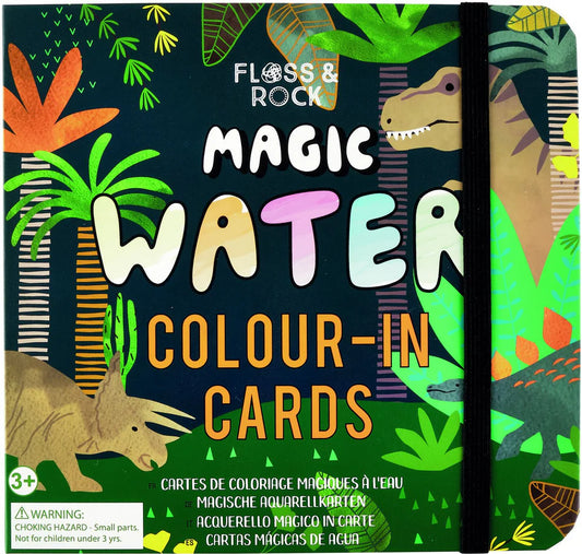 FLOSS & ROCK Magic Water Pen And Cards – Dinosauri