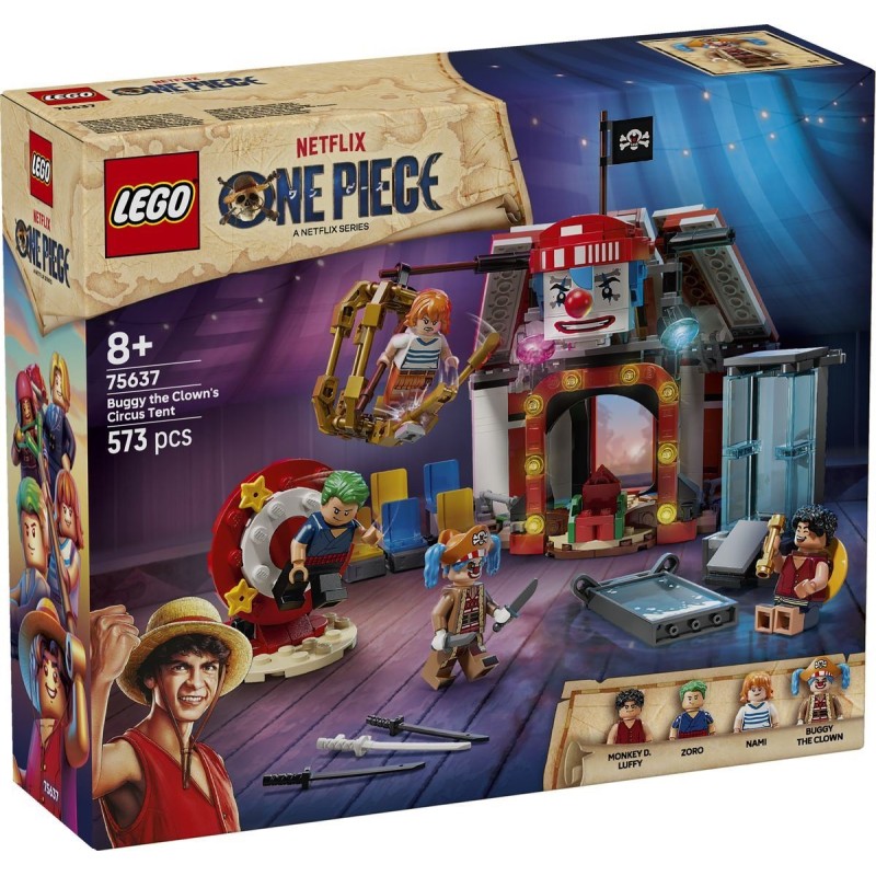 Lego 75637 One Piece La tenda del circo di Bagy il Clown