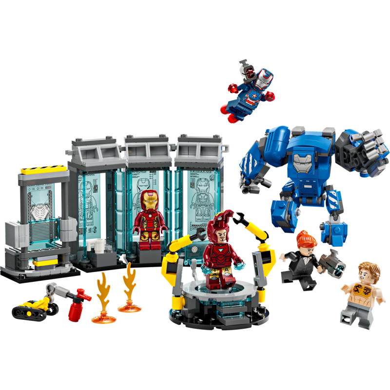 Laboratorio di Iron Man: Sala delle Armature - Lego Marvel 76315