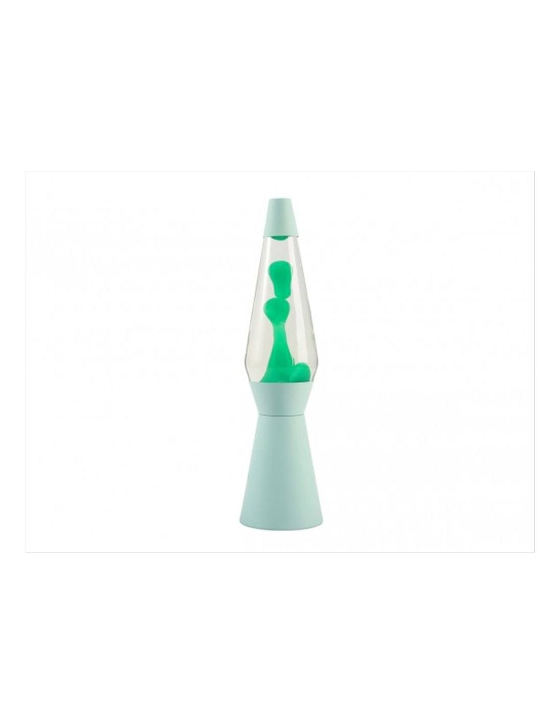 I Total Lampada Lava Spaceship LED Verde Pastello h40cm