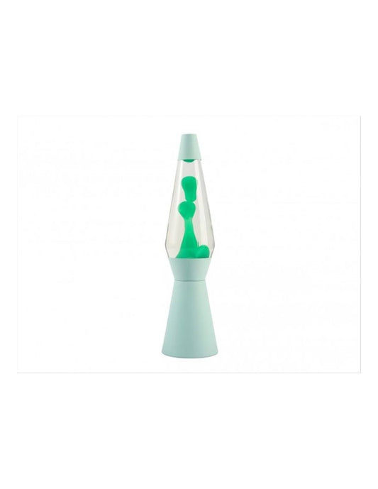 I Total Lampada Lava Spaceship LED Verde Pastello h40cm