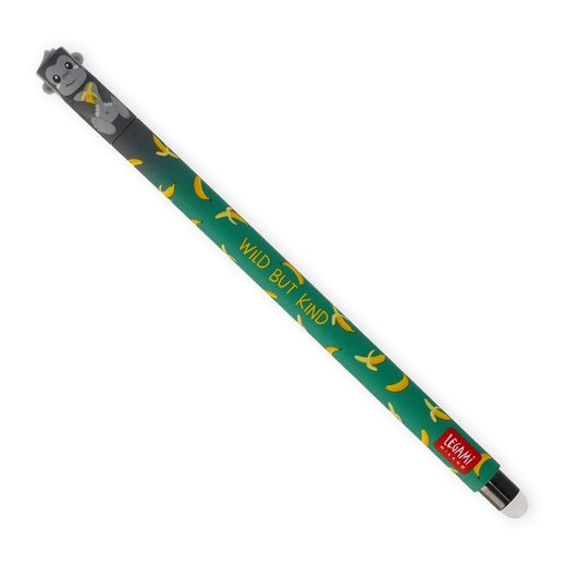 Legami Penna gel cancellabile Gorilla Wild but Kind