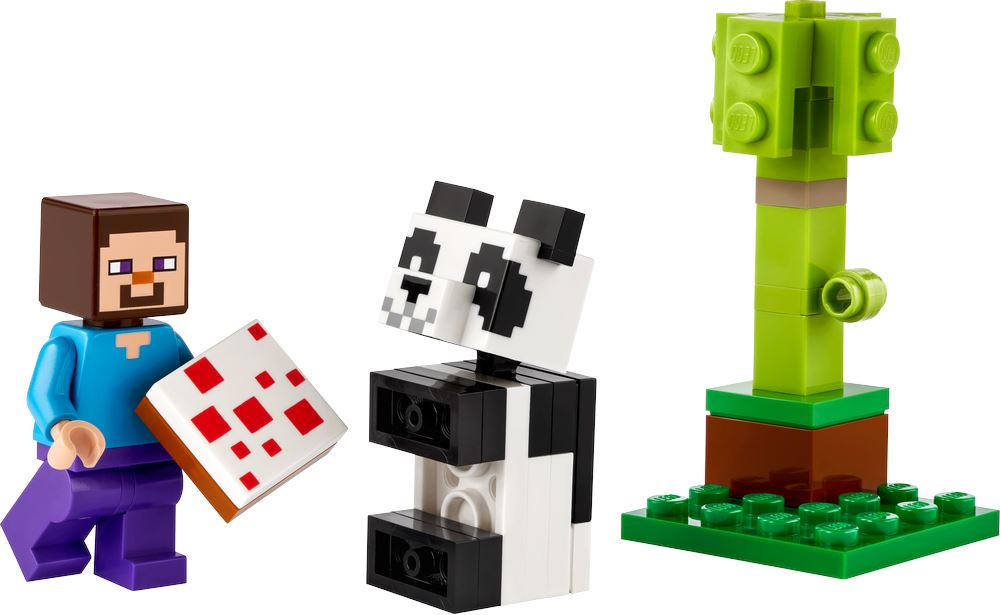 Lego 30672 Steve E Baby Panda Giocattolo LEGO 