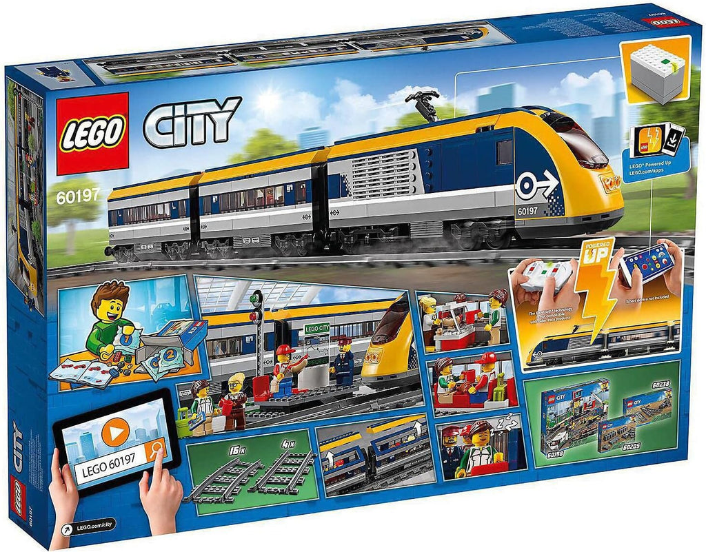 LEGO 60197 City Treno Passeggeri, Giocattolo Telecomandato LEGO 
