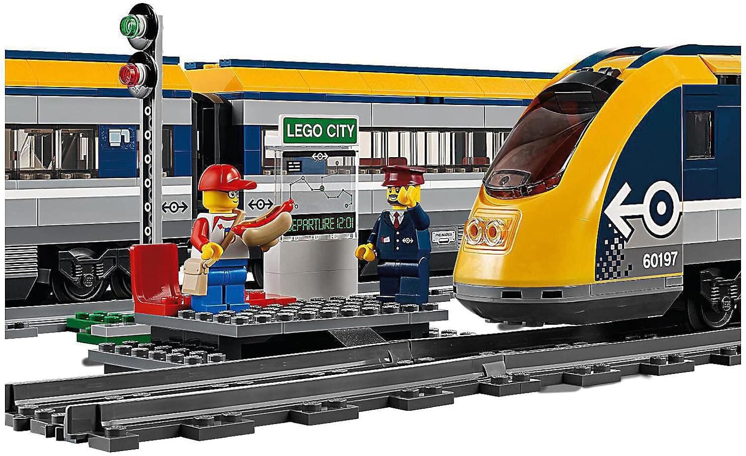 LEGO 60197 City Treno Passeggeri, Giocattolo Telecomandato LEGO 