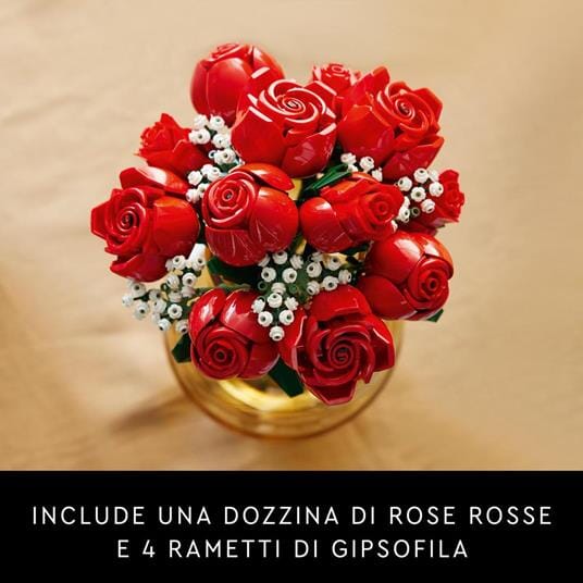 LEGO Icons 10328 Bouquet di Rose Set Fiori Finti LEGO 
