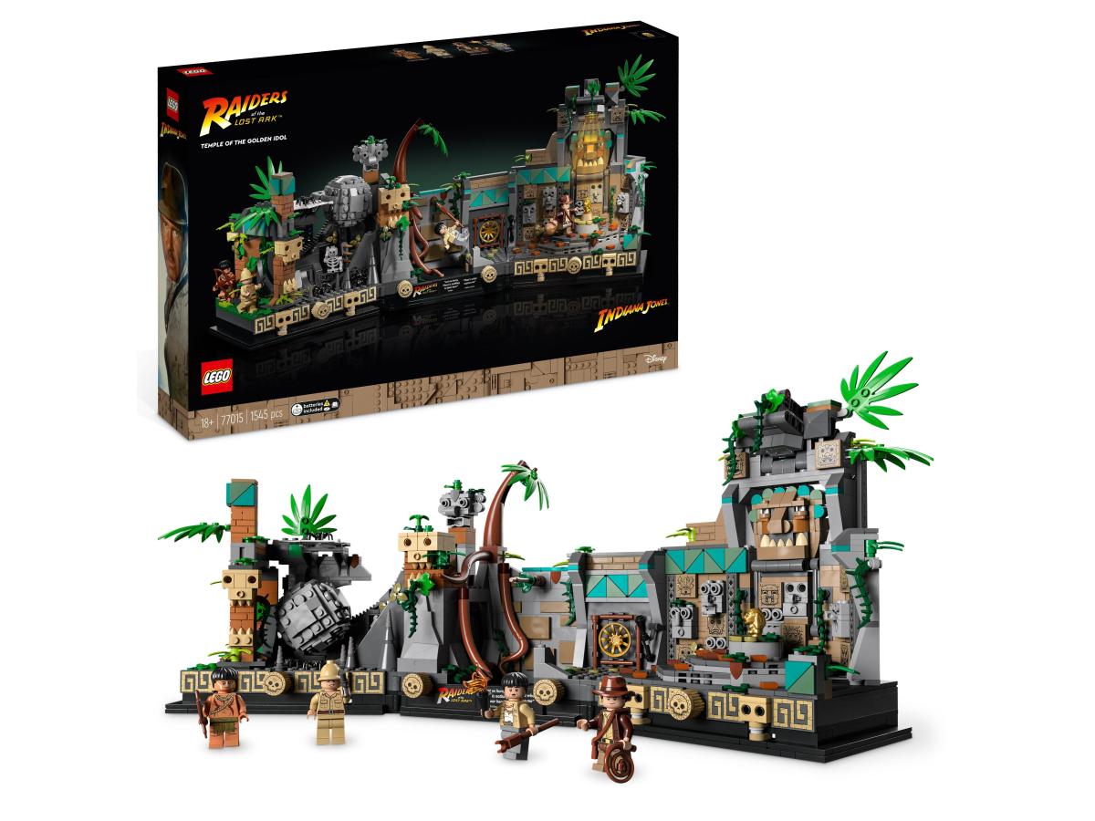 Lego 77015 Indiana Jones Il tempio dell'idolo d'oro