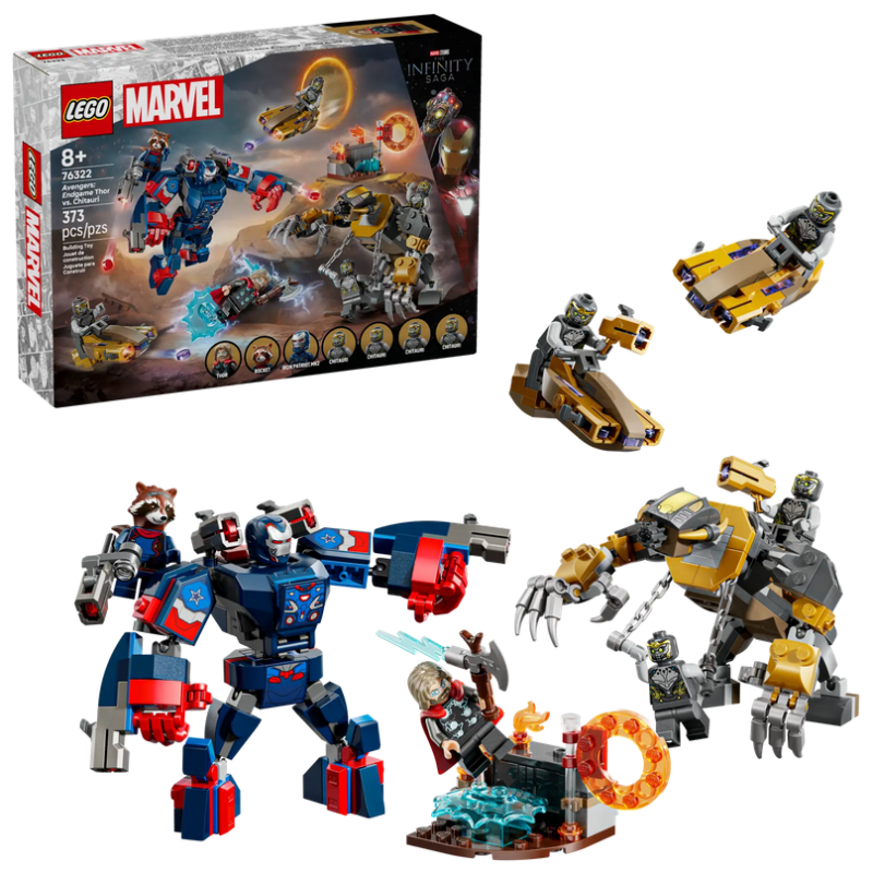 Lego Marvel 76322 Avengers: Endgame Thor contro Chitauri