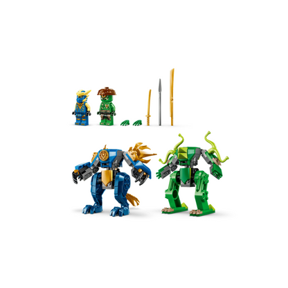 Lego Ninjago 71853 Duello con il Drago-Mech di Jay con Minifigure di Jay e Mostro della Mutazione