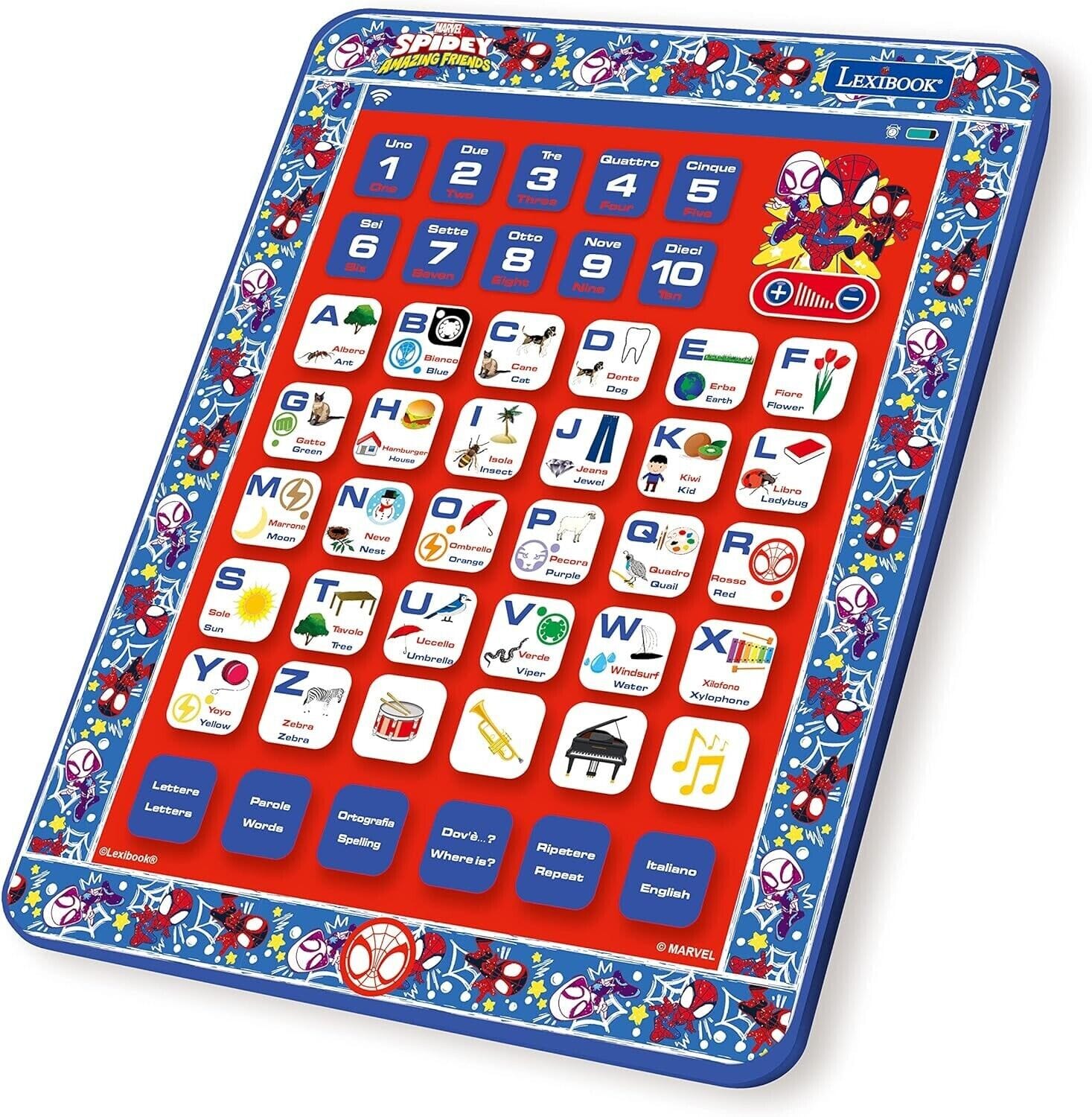 Lexibook - Tablet Spiderman toysvaldichiana.it 