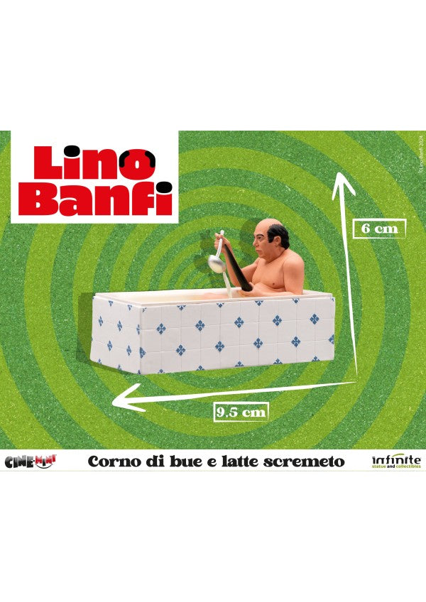Lino Banfi Corno di Bue e Latte Scremato Cine-Mini PVC 9,5 cm