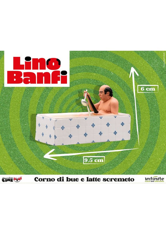 Lino Banfi Corno di Bue e Latte Scremato Cine-Mini PVC 9,5 cm
