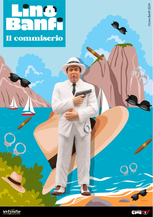 Lino Banfi Il Commissario Cine-Mini PVC 11 cm
