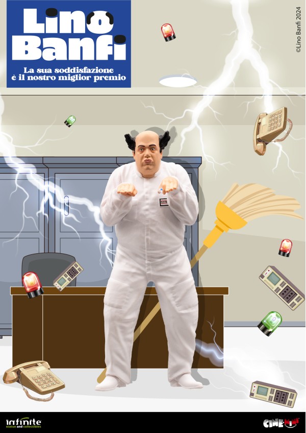 Lino Banfi La Sua Soddisfazione è il Nostro Miglior Premio Cine-Mini PVC 10 cm