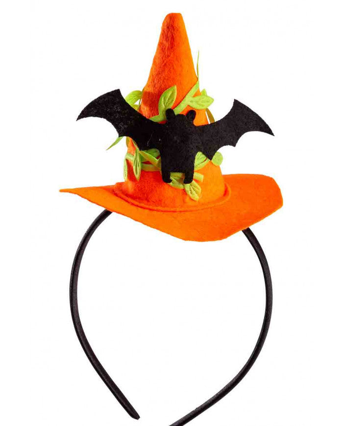 Carnival Toys Mini Cappello Strega con Pipistrello
