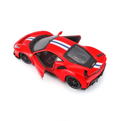 Bburago Ferrari R&P - Ferrari 488 Pista, rossa - Scala 1:24