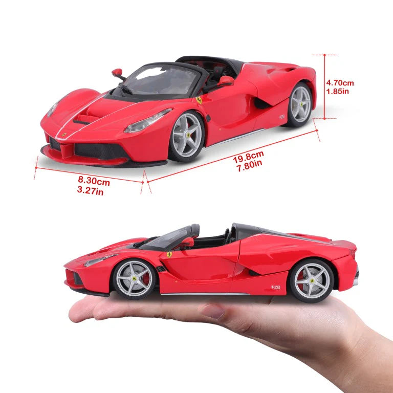 Bburago Ferrari Race&Play - Ferrari LaFerrari Aperta, rossa - 1:24