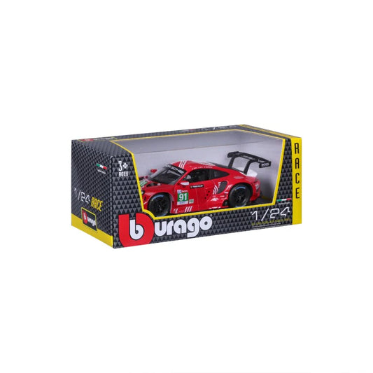 Bburago Race - Porsche 911 RSR LM (2020) #91, rossa - 1:24