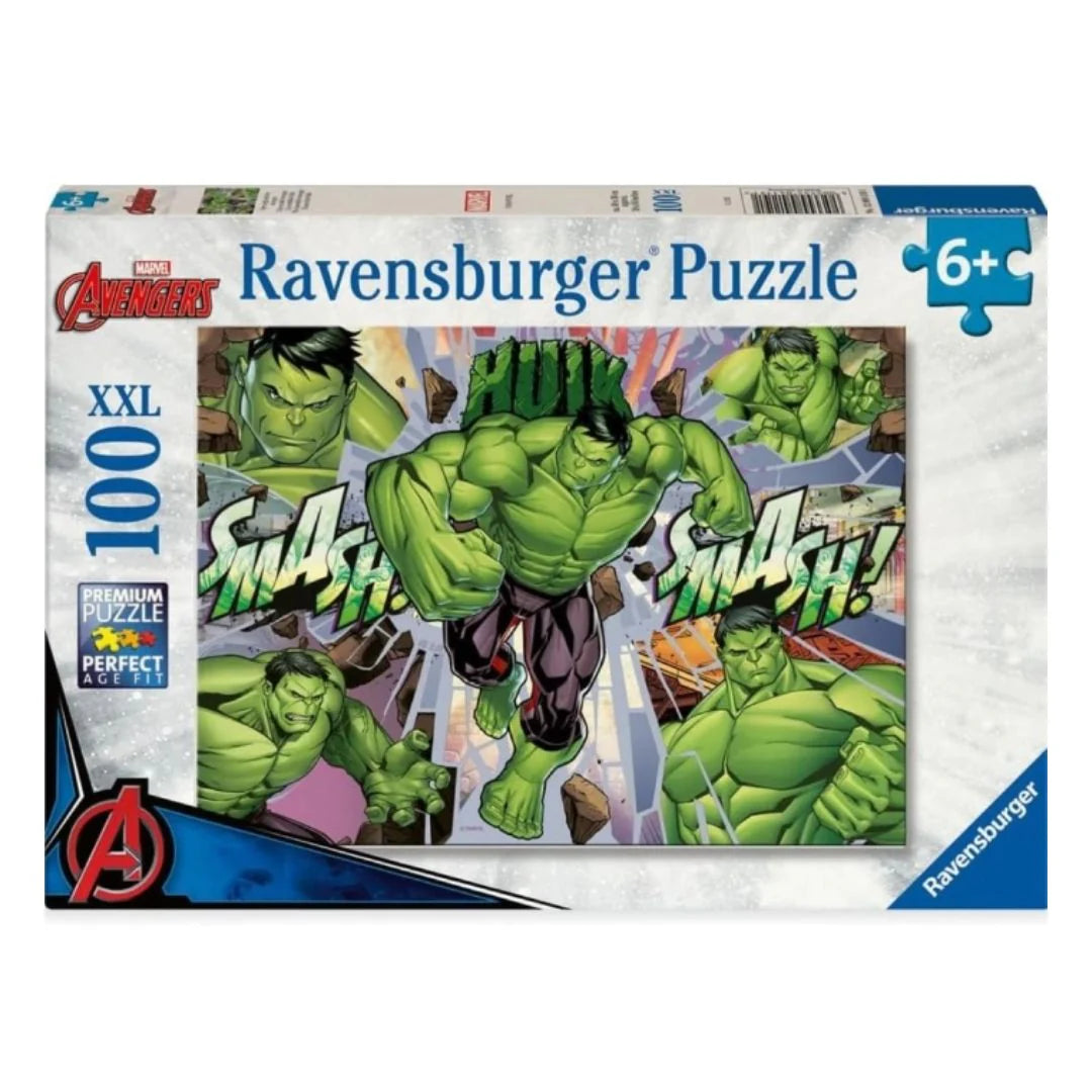 04119 Ravensburger - Hulk Marvel - Puzzle XXL - 100 pezzi