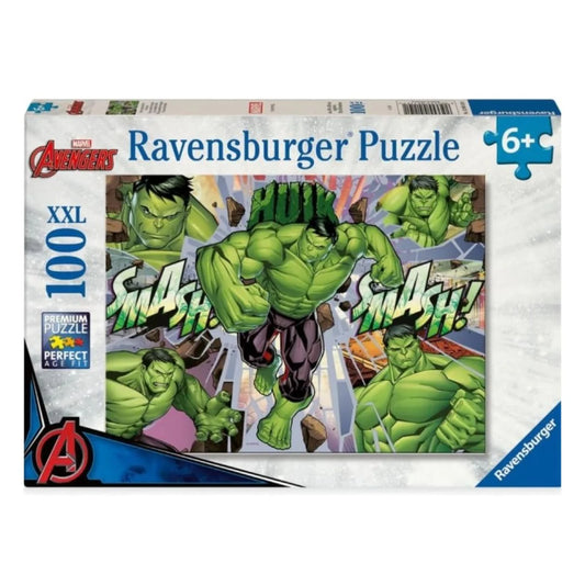 04119 Ravensburger - Hulk Marvel - Puzzle XXL - 100 pezzi