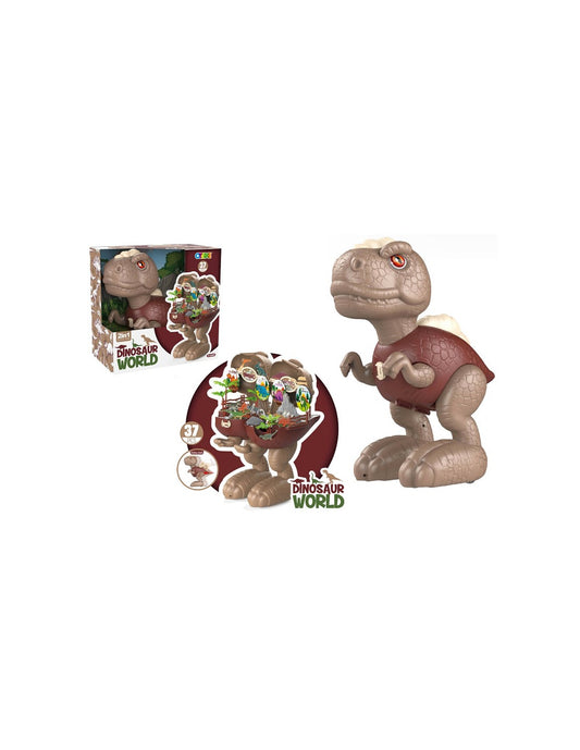 HT BIG BABY DINOSAURO PLASTICA SI APRE PLAYSET PZ 37 VARIANTI ASSORTITE