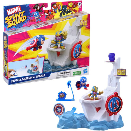 Marvel Stunt Playset Captain America Vs Thanos hasbro