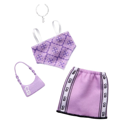 Barbie Fashion Top e Gonna Lilla HRH37
