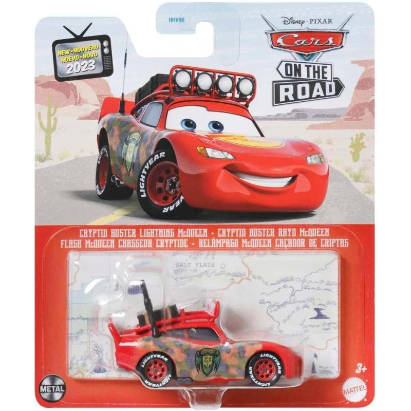 Mattel HKY29 Disney Pixar Cars - Cryptid Buster Saetta McQueen Die-Cast in scala 1:55