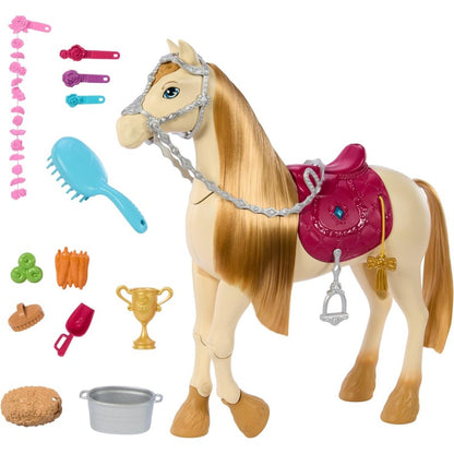 Mattel Hxj42 Barbie Tornado Cavallo Interattivo Con Luci Musica E Accessori Balla E Nitrisce