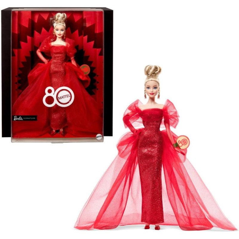 Mattel JBJ17 Barbie Signature 80° Anniversario Mattel