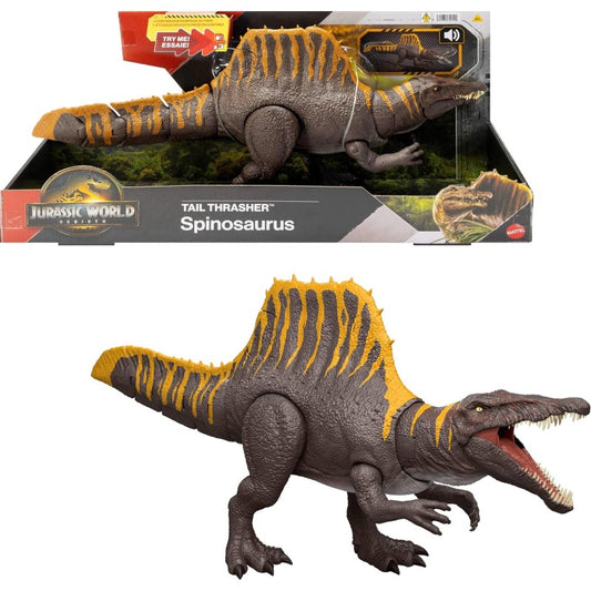 Mattel JCB56 Jurassic World Rebirth - Spinosaurus Attacco Furioso