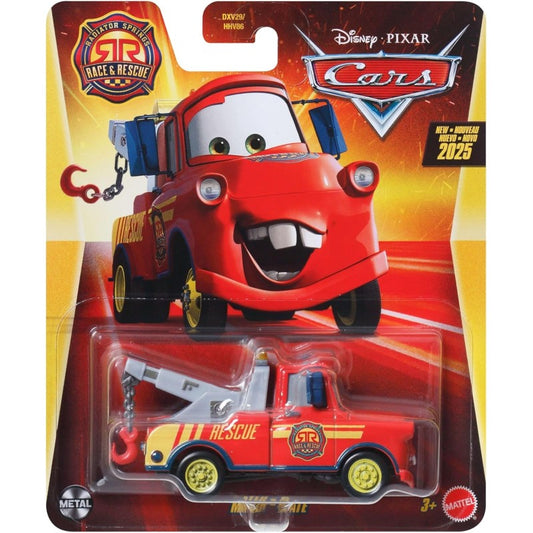 Mattel JDG63 Disney Cars 2025 Die-cast Radiator Springs Race & Rescue Mater in scala 1:55