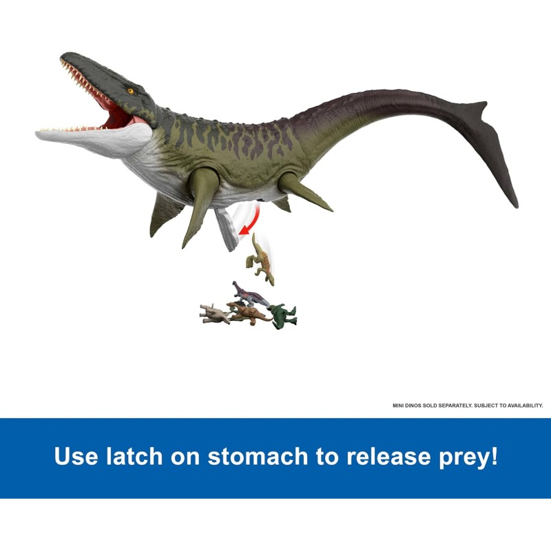 Mattel JGB51 Jurassic World Rebirth Mosasauro Super Colossale