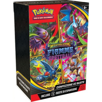 Megaevoluzione: Fiamme Spettrali - Bundle 6 Buste  pokemon