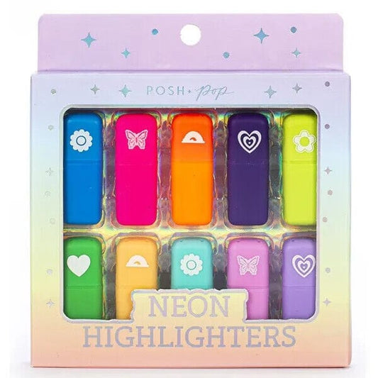 Mini 10 evidenziatori Highlighter Set Holograp seven SEVEN 
