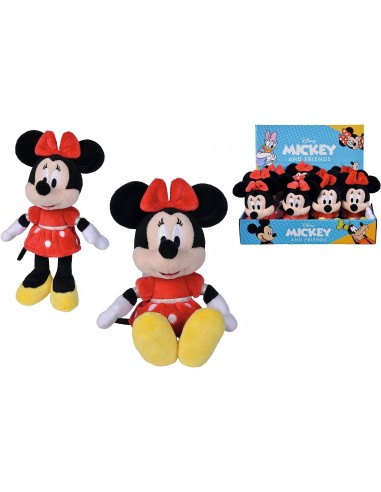 peluche  MINNIE CM.20 ABITO ROSSO